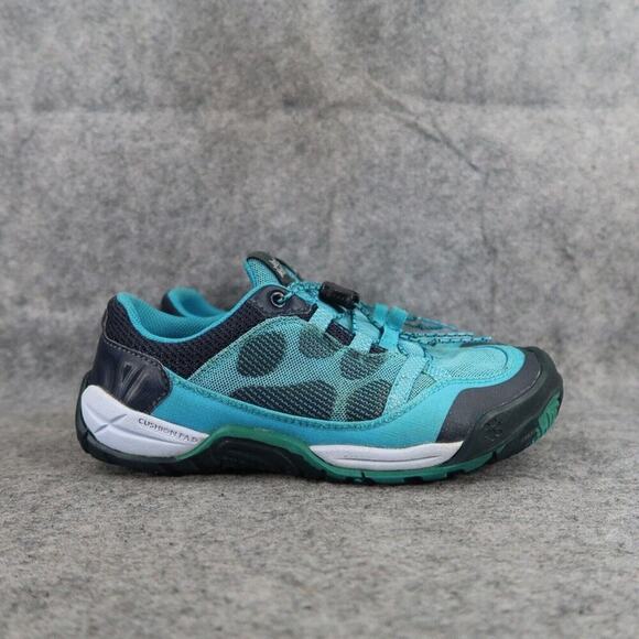 Jack Wolfskin Shoe Kids 2 Athletic Casual Trainer Blue Tree Climbing Grip Active - Picture 2 of 14